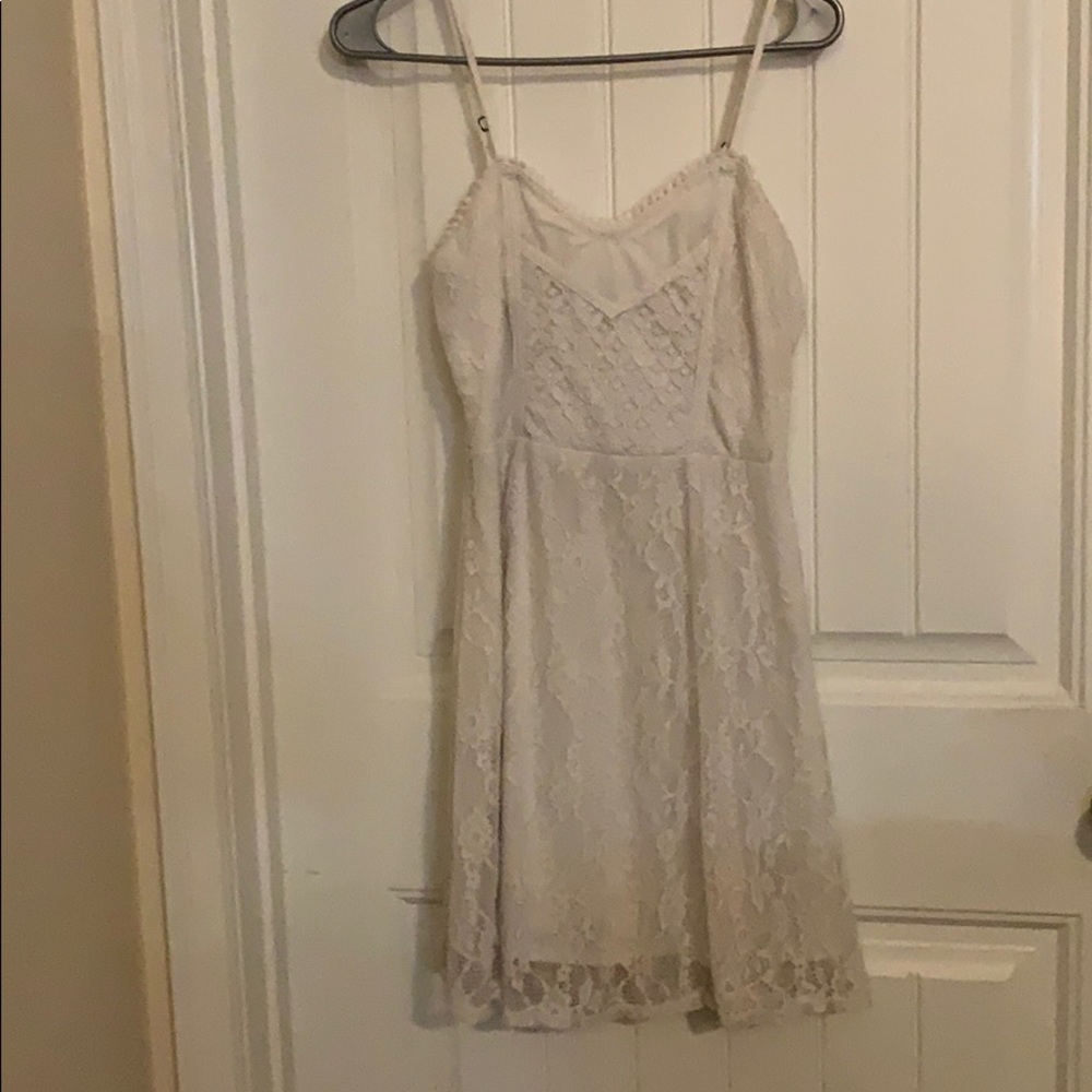 White Spaghetti Strap Dress